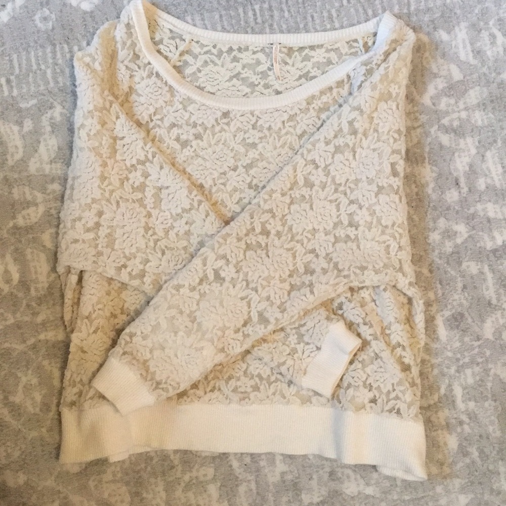 Free people cropped sweater